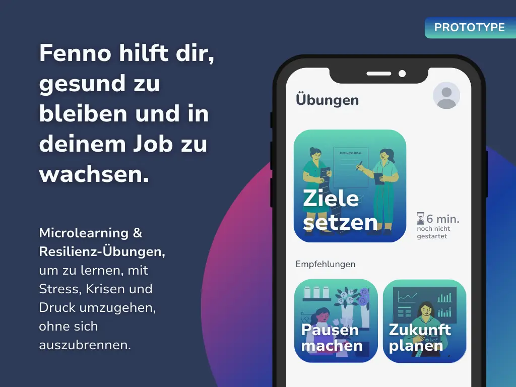 Fenno hilft dir, gesund zu bleiben und in deinem Job zu wachsen.